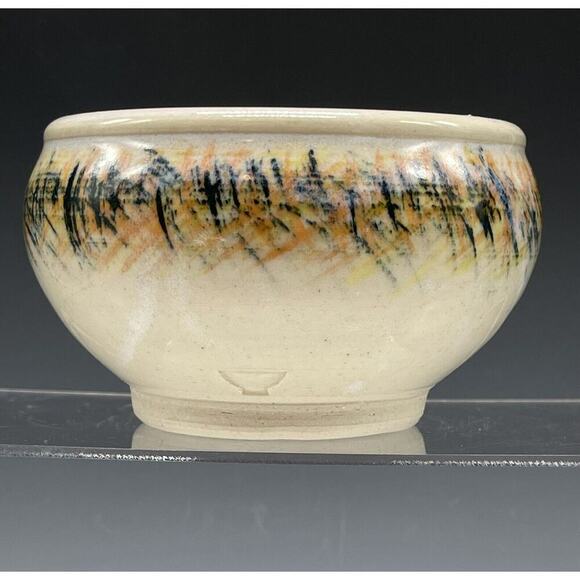 Other - Marble Clay SMALL Bowl Rose Vase Candle Holder 4.5" Mortar‎